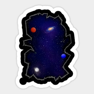 Bright galaxy Sticker